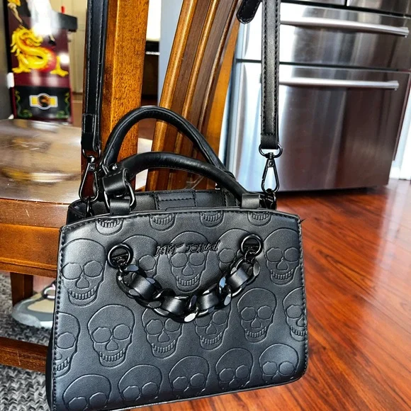 Skull Boss Satchel by Betsey Johnson - Picture 1 of 8